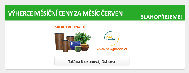 VÝHERCE MĚSÍČNÍ CENY ZA MĚSÍC ČERVEN