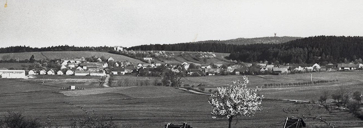 Těškov (okr. Rokycany) .... foto (asi) z druhé poloviny 60. let 20. století